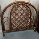 Rattan bamboo bed for one person