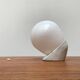 Mid-century German wall sconce in glass and ceramic by Wilhelm Wagenfeld for Lindner.