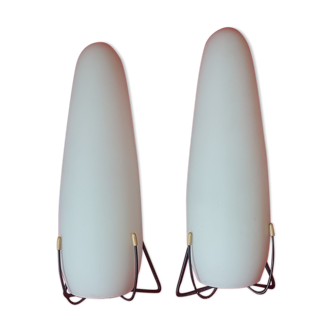 Paire d'appliques de Louis Kalff pour Philips