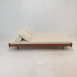 Teak Daybed with Cushions and Bolster, 1960s