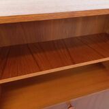 Vintage Scandinavian modernist style teak storage bookcase