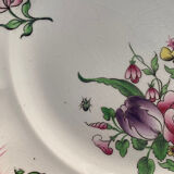 Luneville Keller Guertin - 6 floral pattern plates