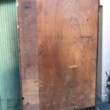 Vintage 50s wooden clamshell workshop furniture