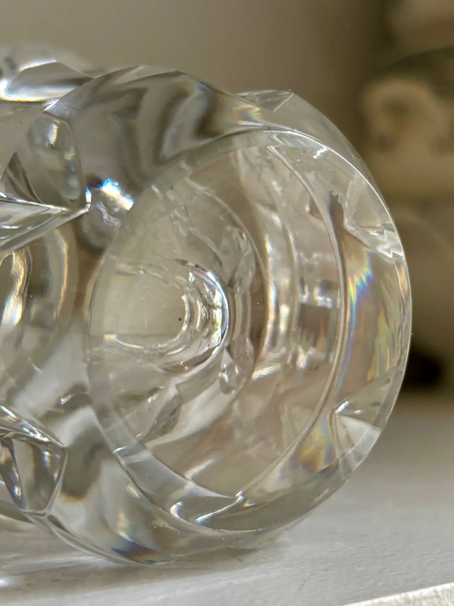 Daum crystal vase