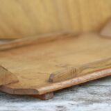 Vintage art deco wooden tray, centerpiece, serving tray