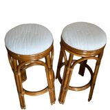 Rattan bar stools