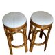 Tabourets de bar rotin