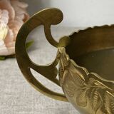 Saladier art nouveau en laiton