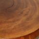 Vintage brutalist solid wood coffee table, 1960s
