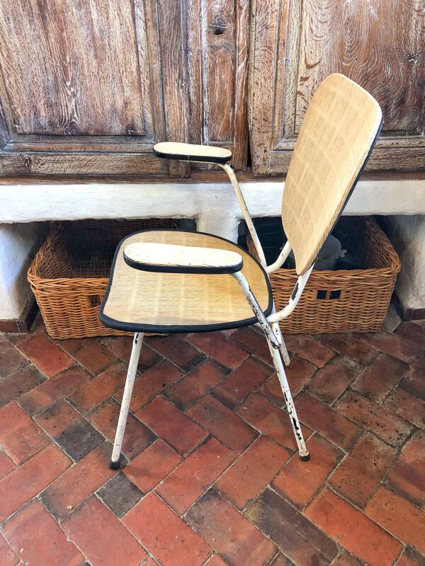 Chaise vintage blanche