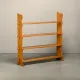 Shelf in Brutalist Henning Kjærnulf or Arts and Crafts style solid Oak 1960