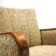 Fauteuil de salon Art Déco en jacquard de velours, 1930