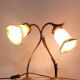 Two art nouveau style tulip lamps signed art de France