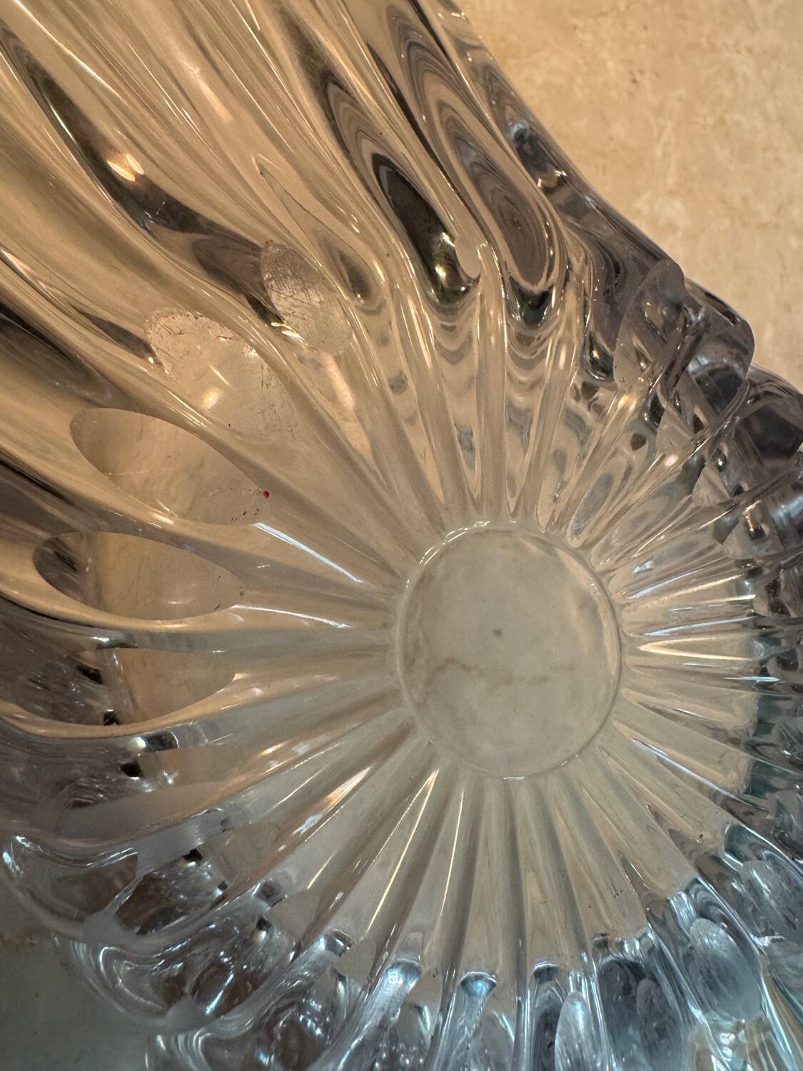 Crystal fruit basket