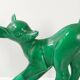 IMPORTANT FAON BAMBI 1960 GIANT VINTAGE GREEN CERAMIC HEIGHT 30CM 60S 19