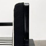 German armchair model D51 Fagus with Bauhaus pattern cushion by Walter Gropius for Tecta