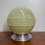 Ceiling light or glass lamp by Clichy Art Deco
