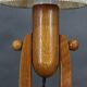 Pair of mid-century adjustable wooden table lamps, Czechoslovakia, 1970s