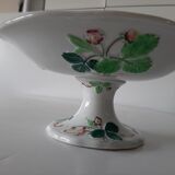 'Strawberry' compotier says Service George Sand, Creil and Montereau earthenware