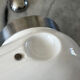 Space age sugar pot