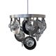 Suspension Vintage • Oscar Torlasco • Stilkronen • Verre & Acier • Murano • Space Age • 1970