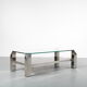 Table basse par Belgo Chrom, Belgique 1970