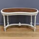 Painted wooden piano bench, Louis XVI style – Late 19th century