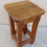 old oak stool