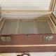TRAVEL TRUNK RECTANGLE DEBUT XXE WOOD BROWN LEATHER SHEATH