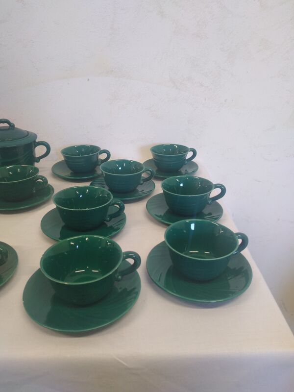 Service à café p.l france bandeau art déco