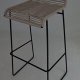 Tabouret de bar cenote en lins