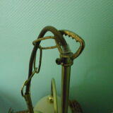 5-branched pendant light from the 70s, Honsel, Germany