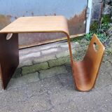 Vintage magazine rack coffee table 70/80