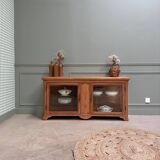 Low antique display cabinet (renovated)