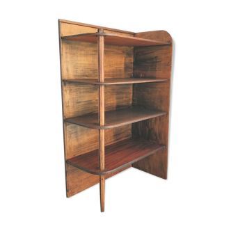 Vintage wooden corner shelf