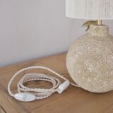 Vintage travertine lamp