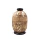 Louis Auguste Dage, Art Deco unique ceramic vase, France 1930