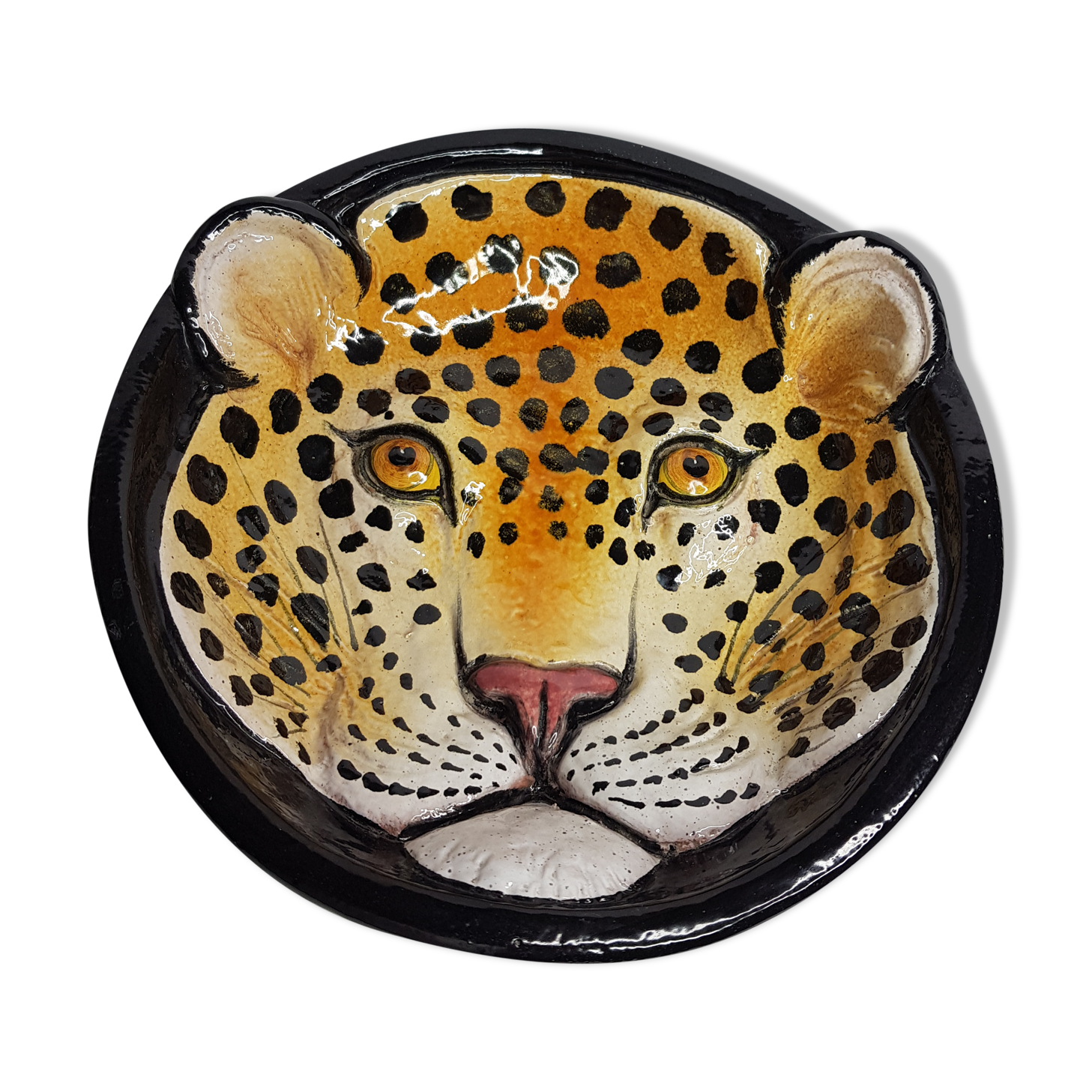 "panther" trinket bowl Italy, 24 cm