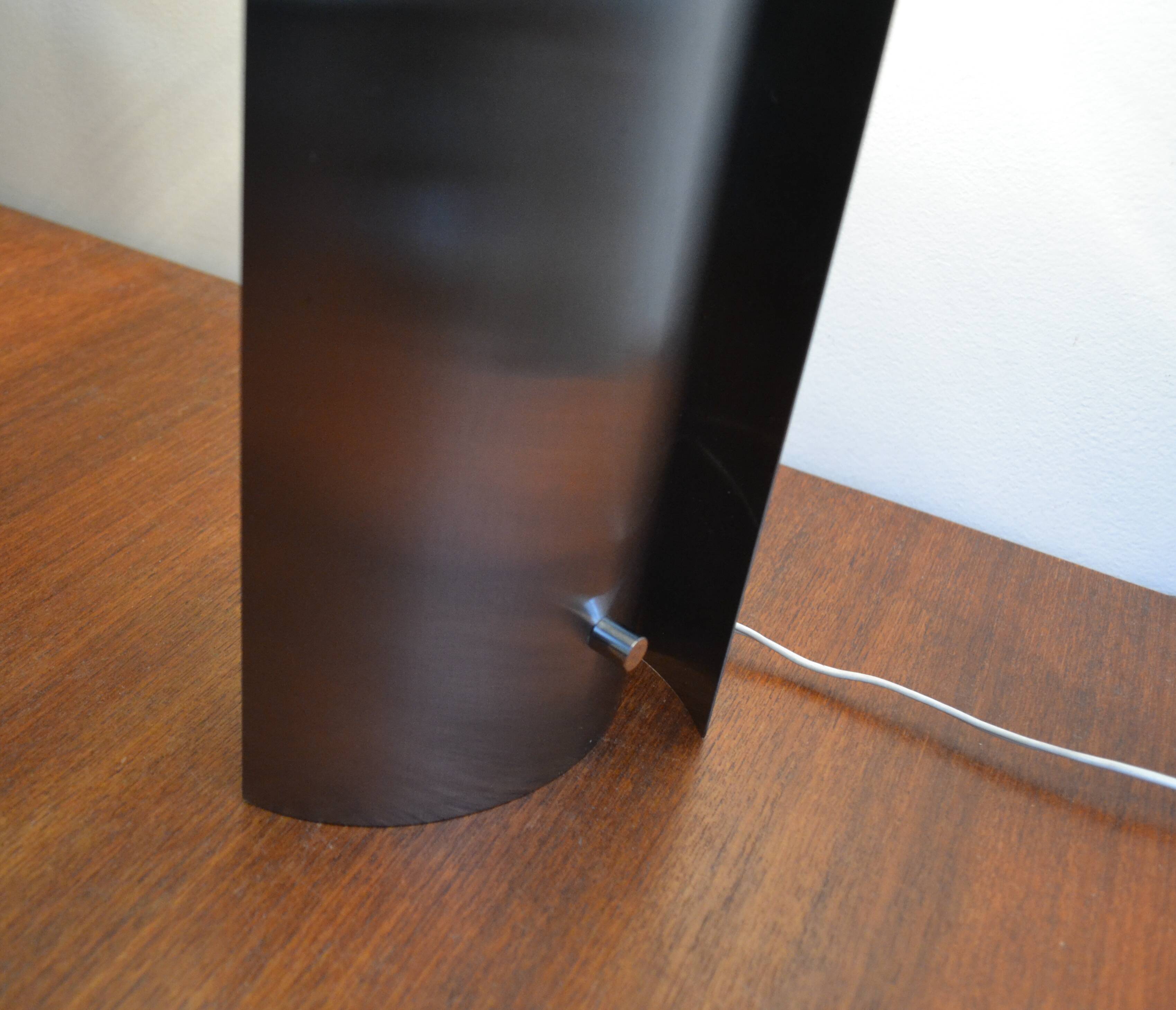 Lampe vintage inox des années 60 70