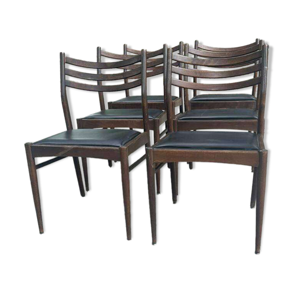 6 chaises Danoises - années 50 — Beyit