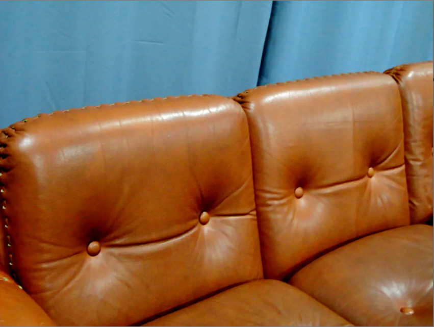 Leather sofa, 1970