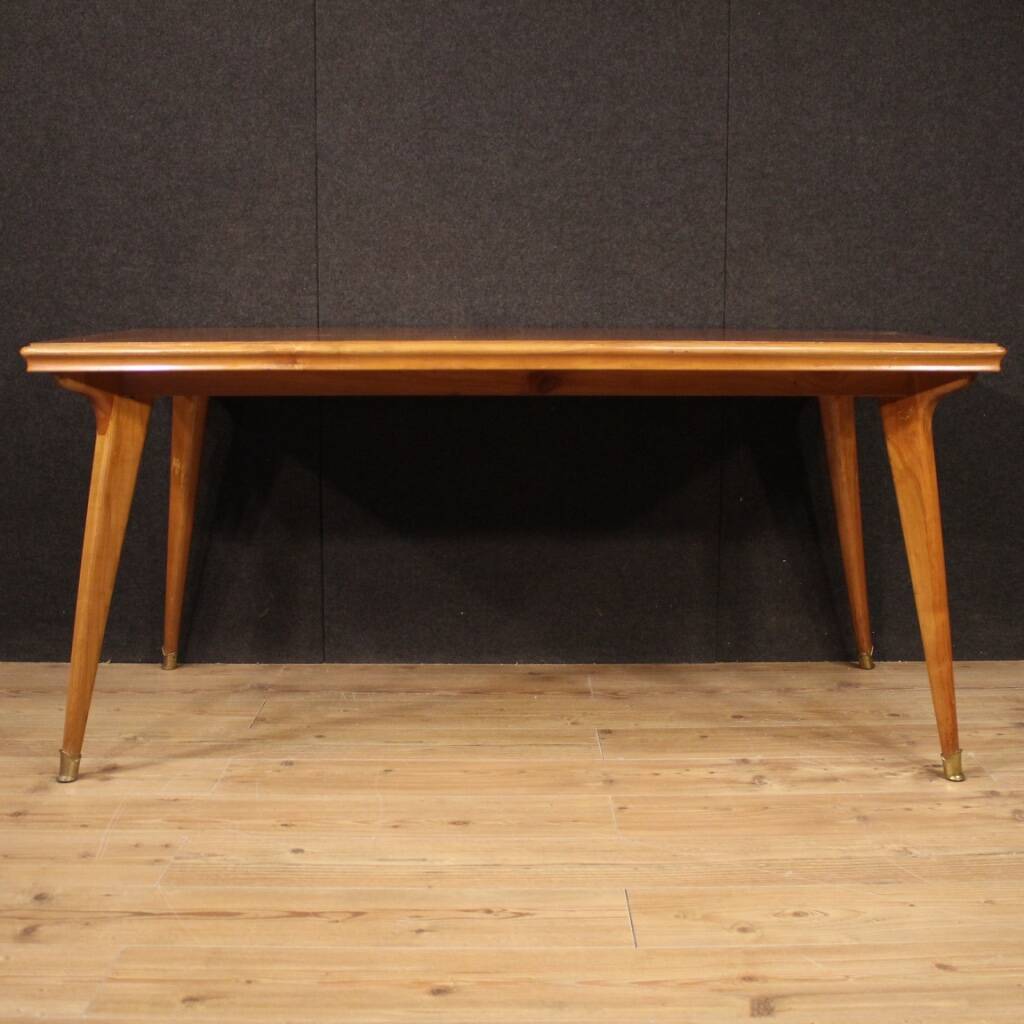 Table design italienne en bois du 20ème siècle