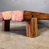 Brutalistisch Japandi Wabi Sabi coffeetable