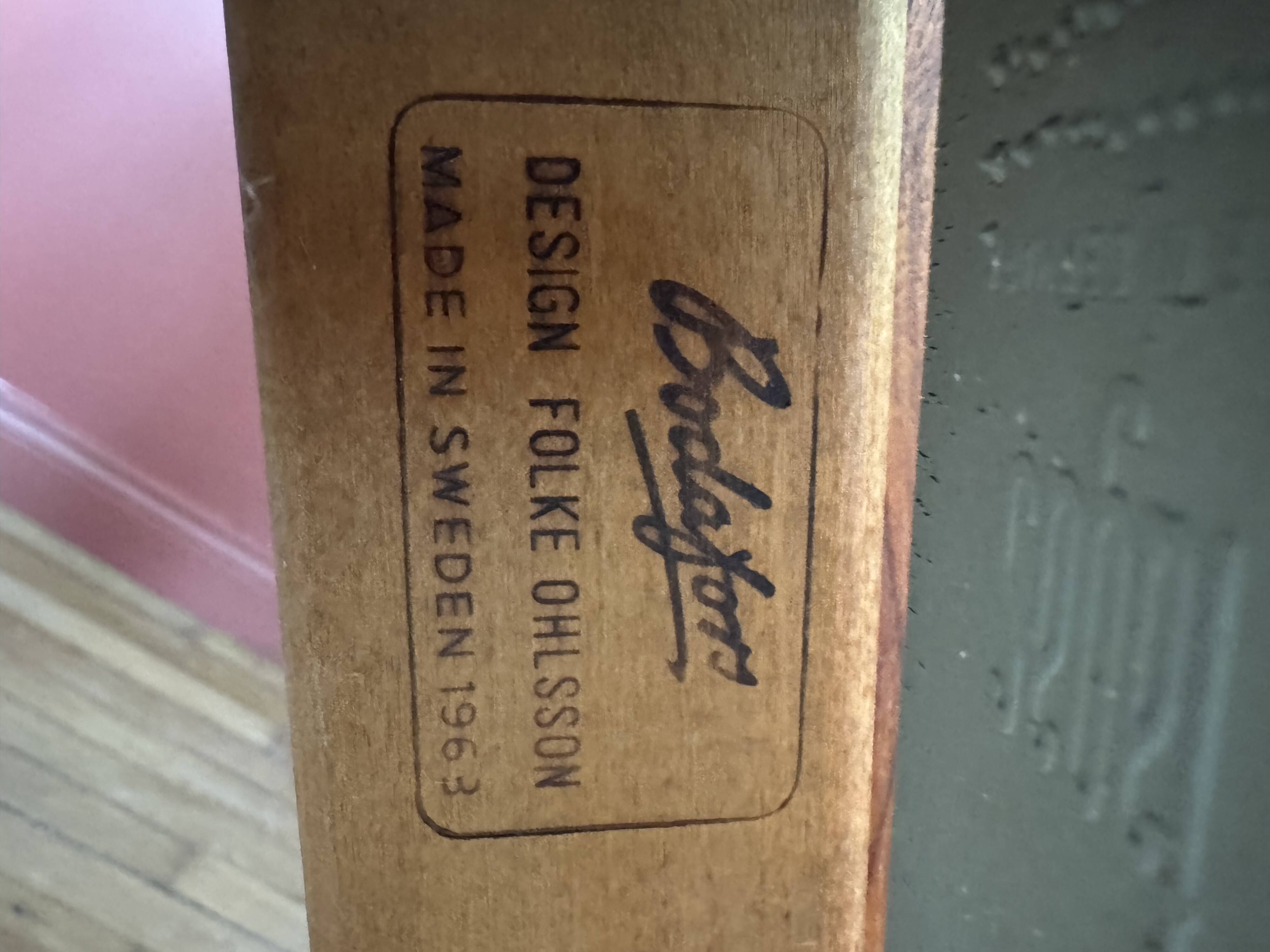 Scandinavian vintage sofa folke ohlsson