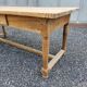Table de ferme en chêne brut, XIXème