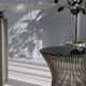 Platner side table designed by Warren Platner for Knoll