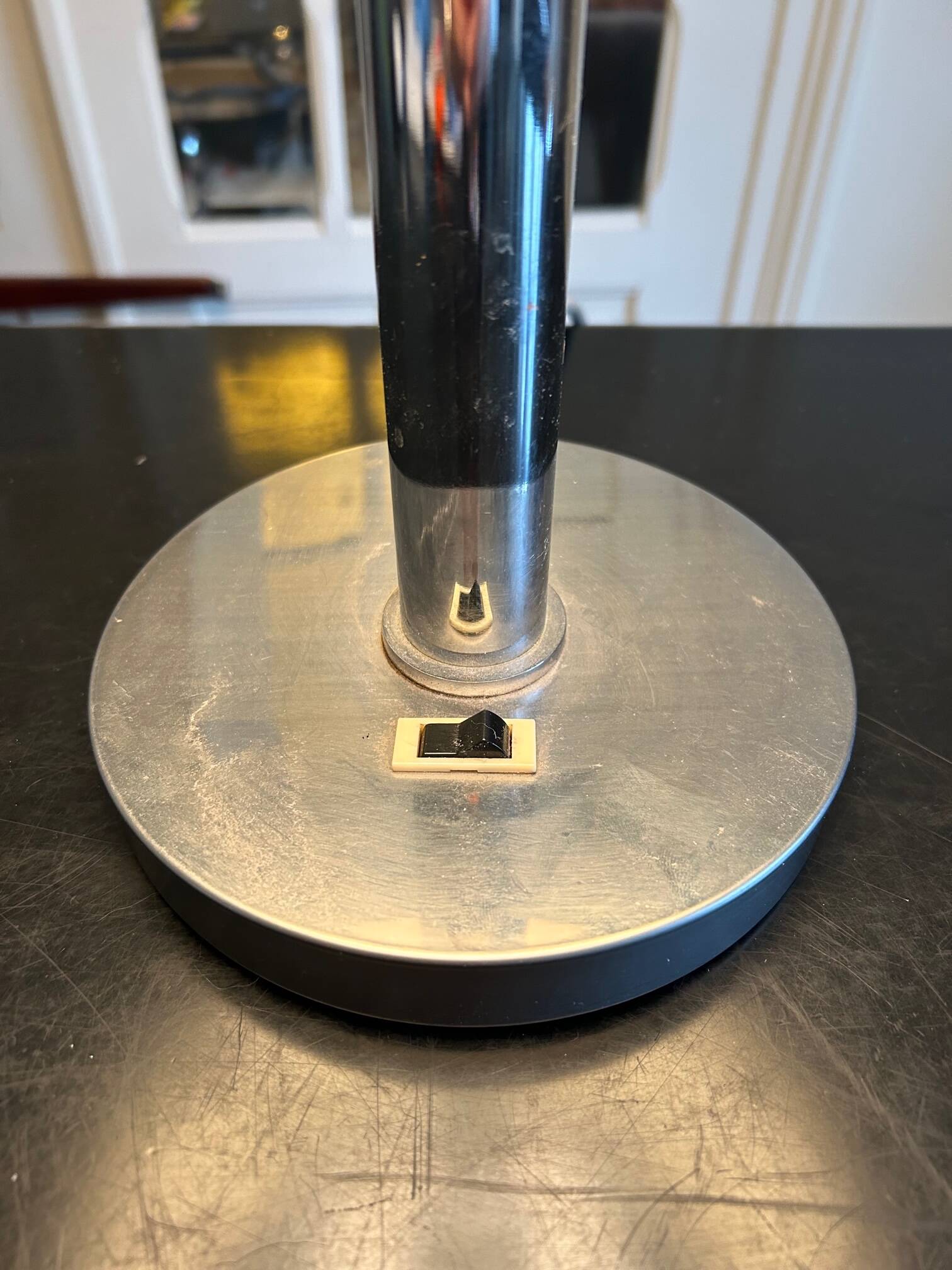 70s metal lamp