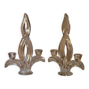 bougeoirs cristal