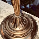 2 bougeoirs en  bronze 3 feux