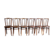 Lot 6 chaises bistrot Baumann 1914 ca